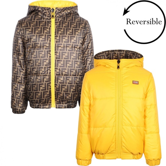 Fendi unisex jacket for kids . Reversible - Picture 2 of 10